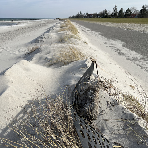 Sanddünen direkt vor der Tür